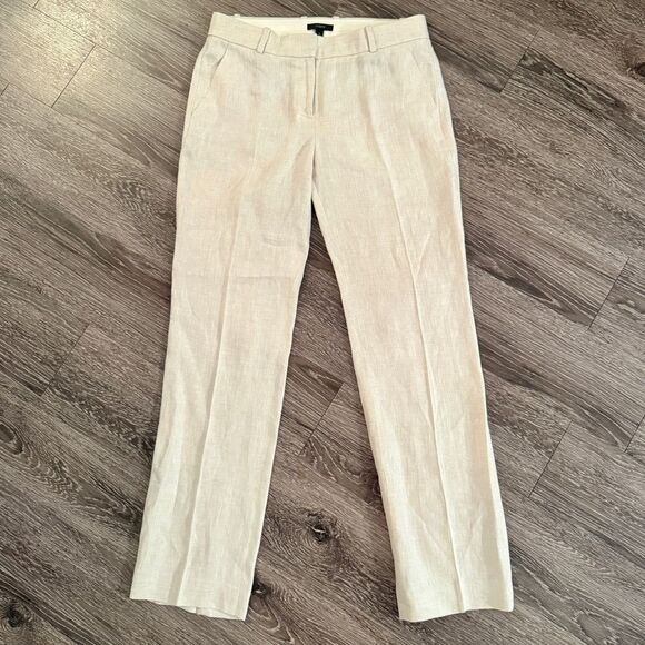 J. Crew 100% Linen Pants New - Picture 1 of 8